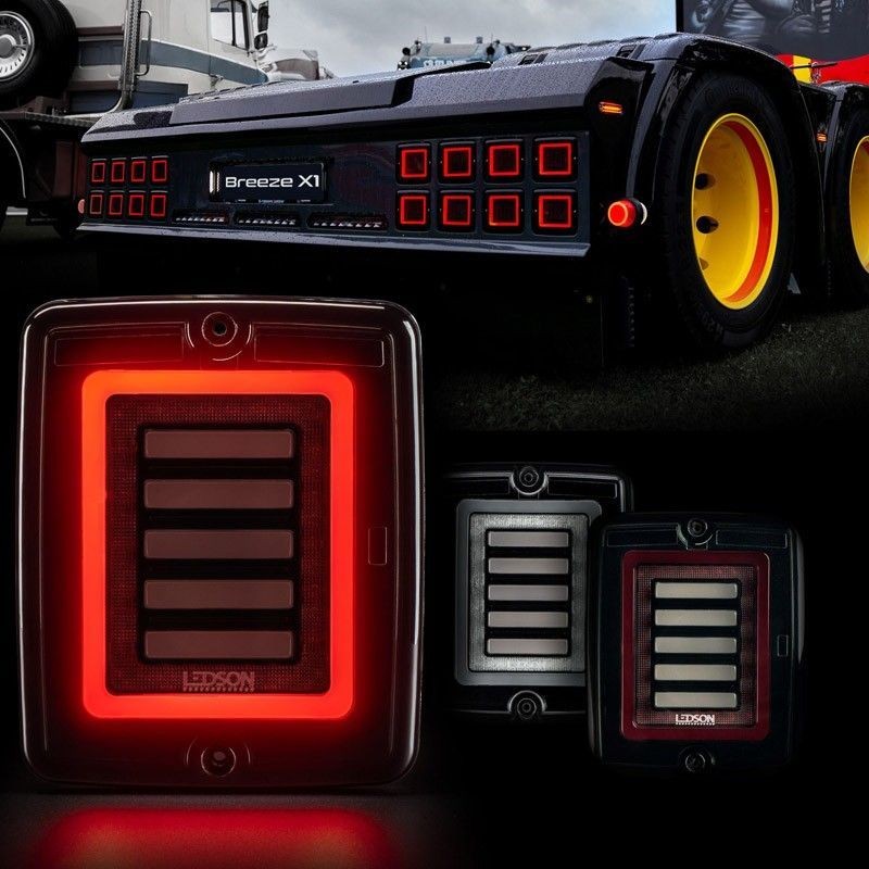Feu arrière BREEZE LED multifonctions : Zoom sur le détail Feu arrière BREEZE LED multifonctions : Zoom sur le détail