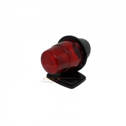 Feu de toit à cabochon rouge type Volvo F10 et F12 - Cabochon interchangeable