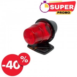 Feu de toit à cabochon rouge type Volvo F10 et F12 - Destockage : prix en baisse