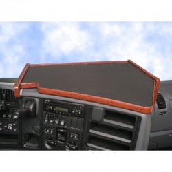 TABLETTE CENTRALE SCANIA R POUR TABLEAU DE BORD LONG - NOYER