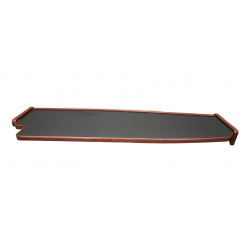 Tablette XXL avec bordure en noyer pour MAN TGX XL, XLX, ou XXL : vue globale