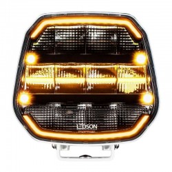 Phare longue portée EPIX 9 Strobe Blanc - feu orange - Eclaire puissant pour camions