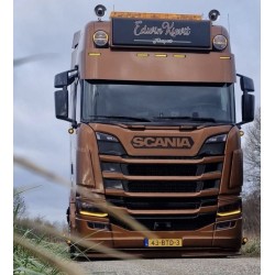 Visière pour camion Scania Next Gen - 45cm - 5 veilleuses : protection solaire avec style