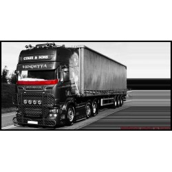 Pare-perroquet polyester Scania R – Installation facile et fixation solide