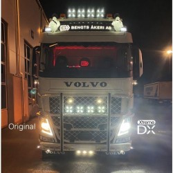 Mise en situation sur un camion Volvo des ampoules LED Xtreme DX - 24V