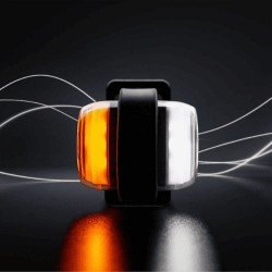 Feux suédois - Module Viking Super Dark : Orange/Blanc allumé
