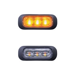 Feu flash LED orange – DK STROBE haute intensité - 3 LEDs