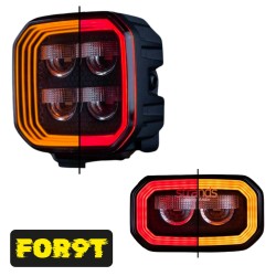 Feu de travail LED FOR9T NO GLARE – Éclairage antireflet  31 et 78W