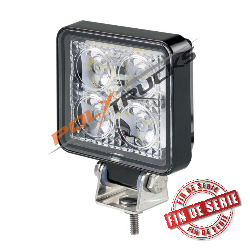 PHARE DE TRAVAIL 4 LEDS DE 3W CARRE - FLOOD - 12/24V // DESTOCKAGE