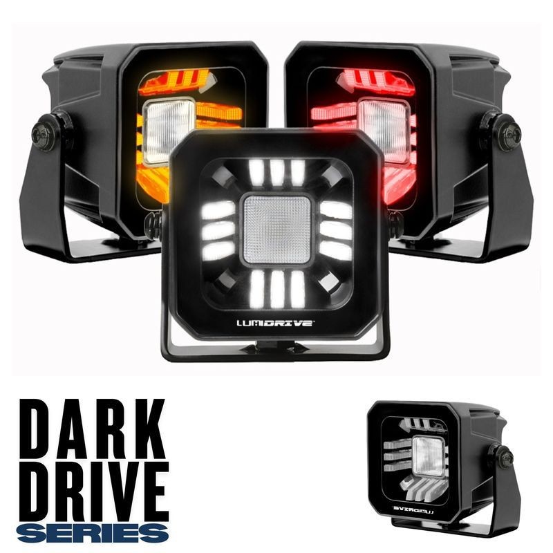 Feu de travail LED Dark Drive : idéal pour éclairer la zone de travail autour de son camion