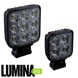 Feu de travail LED LUMINA SQ4 et SQ9 : 4 ou 9 Leds pour éclairer la nuit