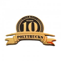 Pins collector en édition limitée : 10 ans de Polytrucks - Accessoires pour les fans de camions