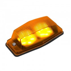 Feu de gabarit à double ampoule LED Orange allumé