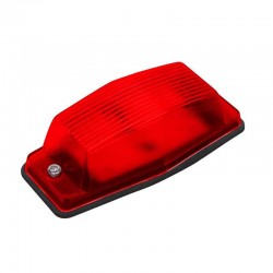 Feu de gabarit double ampoule rouge LED - Vue complète en mode éteint