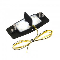 Feu de gabarit double ampoule rouge LED : vue intérieure détaillée