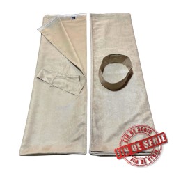 RIDEAUX DE CABINE BEIGE //...
