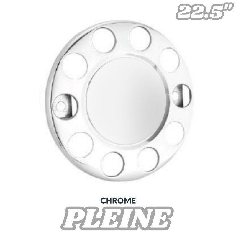 Galette pleine inox 22.5” – Perçage 26mm et montage sur jante acier ou alu