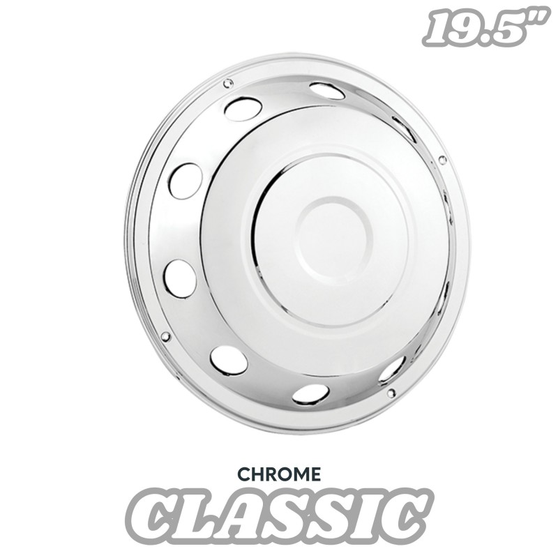 Enjoliveur avant Classic 19.5 inox – Protection et look intemporel Enjoliveur avant Classic 19.5 inox – Protection et look intemporel