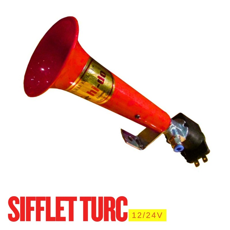 Klaxon sifflet turc original – Sonorité puissante pour camion