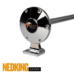 Trompe Nedking 95 cm chrome - vue arrière