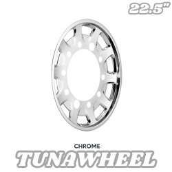 Enjoliveur TUNA WHEEL inox 22.5 déport 120mm ou 135mm