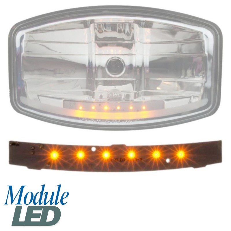 MODULE LED ORANGE POUR HELLA RALLYE 3003/LUMINATOR/JUMBO 320FF MODULE LED ORANGE POUR HELLA RALLYE 3003/LUMINATOR/JUMBO 320FF