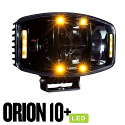 Phare longue portée ORION 10+ Strobe Noir : idéal pour un éclairage puissant et une sécurité renforcée