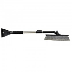 Brosse télescopique avec grattoir : zoom côté droit