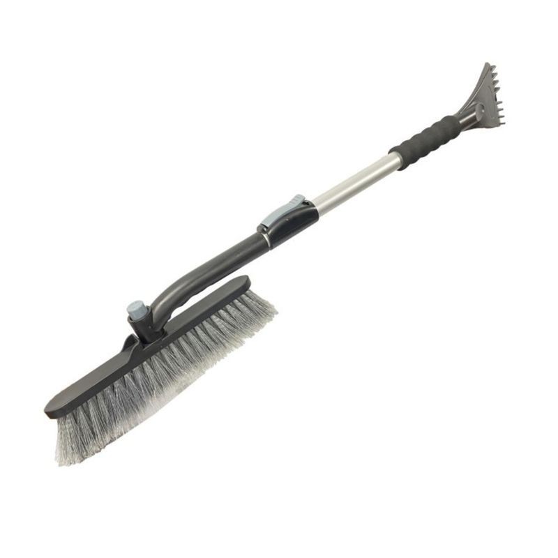 Brosse télescopique avec grattoir pour Nettoyage pratique & polyvalent