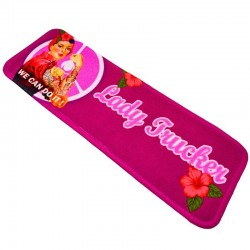 Tapis pour tableau de bord Lady Trucker : Style old school
