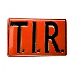 Pin's T.I.R. rouge : style old school pour passionnés de camions