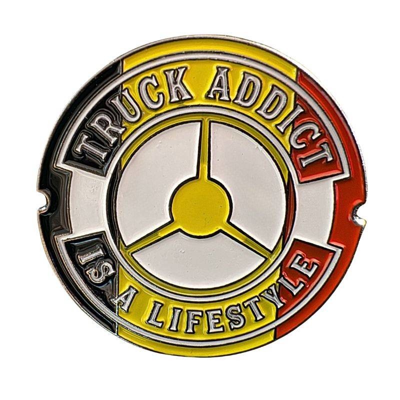 Pin's Truck Addict Belgique - Truck Addict is a Lifestyle