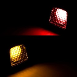 Module LED pour Feu de Toit Type Volvo Orange / Rouge - éclairage vue de nuit