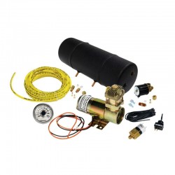 Compresseur complet pour klaxon Hadley 12V - pour faire sonner vos klaxons
