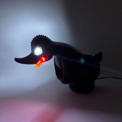 Turbo Duck - Tableau de Bord 12/24V - vue du côté gauche éteint