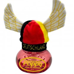 Bonnet Poppy Allemagne Eagle sur son  flacon de Poppy Grace Mate