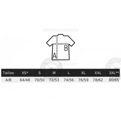 T-shirt Homme Rouge - Truck Addict Modern Trucker - Guide des tailles