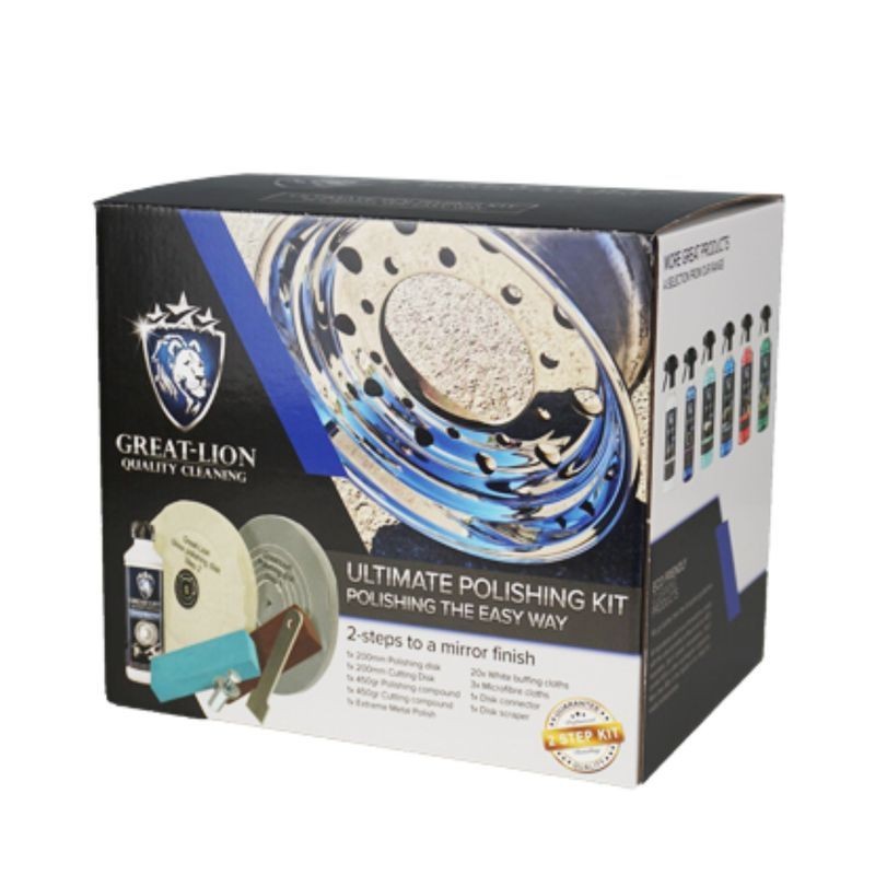 Ultime Kit Polish Great Lion : brillance et protection de votre camion Ultime Kit Polish Great Lion : brillance et protection de votre camion