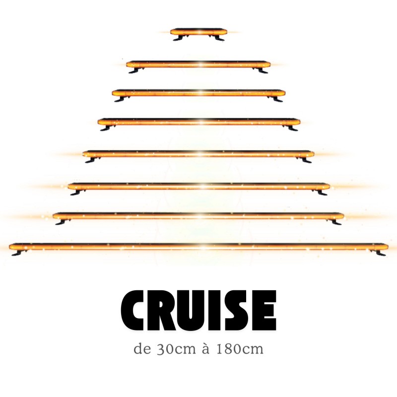 Rampe de Gyrophare LED Cruise : Sécurité & visibilité pour son camion
