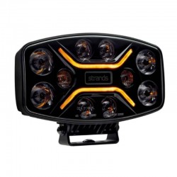 Longue portée LED Dark Knight Insane : vue 3/4 éteint orange