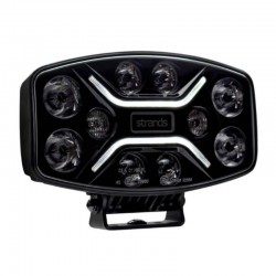 Longue portée LED Dark Knight Insane : vue 3/4 éteint blanc