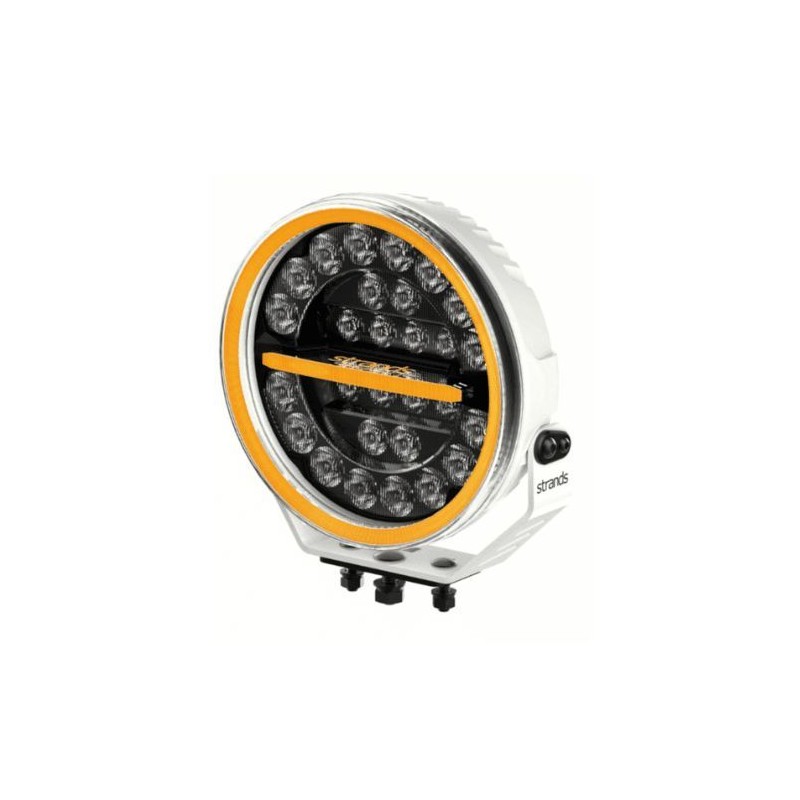 Firefly 9" - Longue Portée LED avec boitier blanc : vue de face