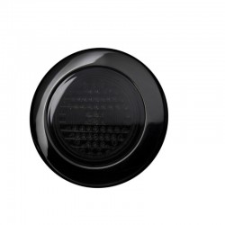 Feu Arrière Rond Position IZE LED Dark Knight éteint vue de face