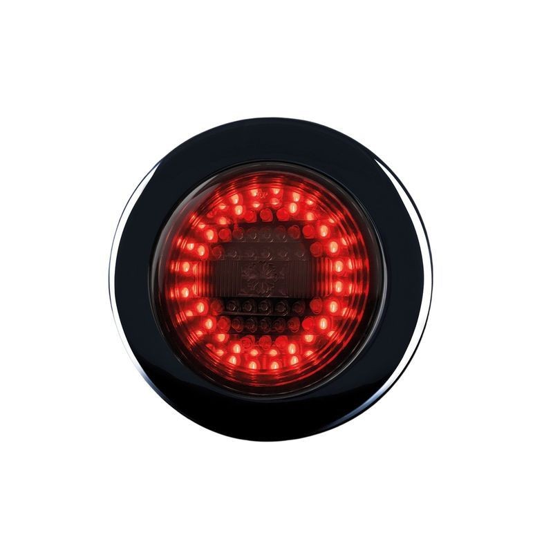 Feu Arrière Rond Position IZE LED Dark Knight : visibilité optimale pour camion