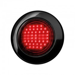 Feu Arrière Rond Position/Stop IZE LED Dark Knight : sécuriser son camion