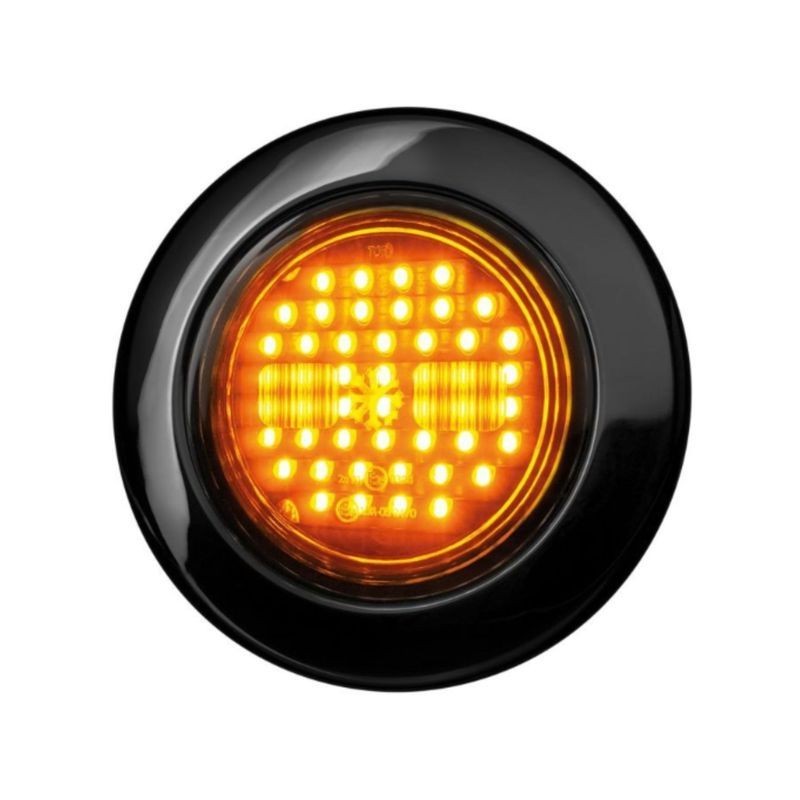 Feu Arrière Rond Clignotant IZE LED Dark Knight : sécurité augmentée pour son camion Feu Arrière Rond Clignotant IZE LED Dark Knight : sécurité augmentée pour son camion