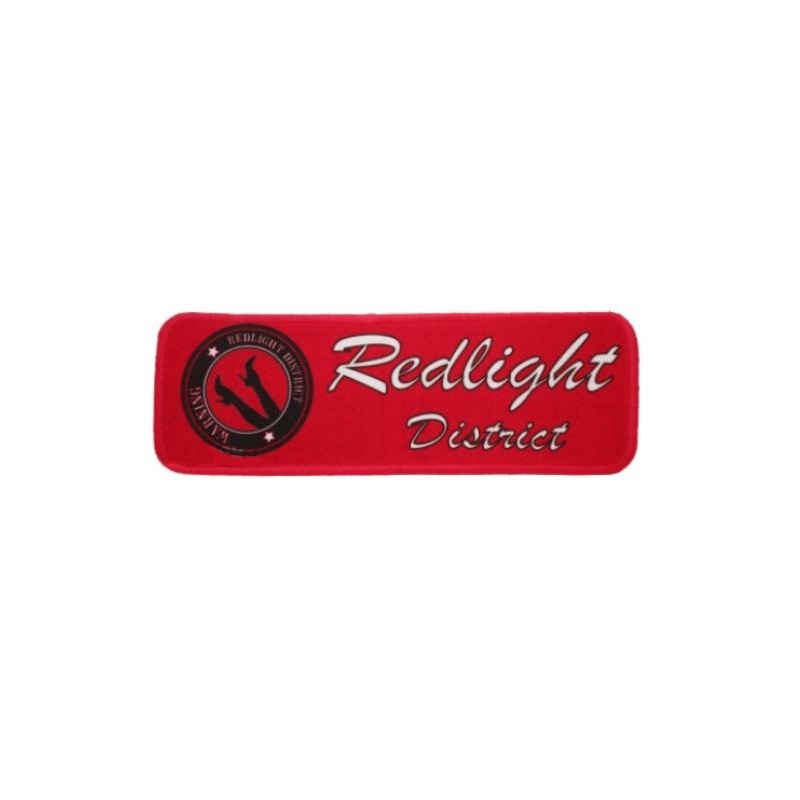 Tapis Tableau de Bord Red Light District Rouge pour cabine de camion Tapis Tableau de Bord Red Light District Rouge pour cabine de camion
