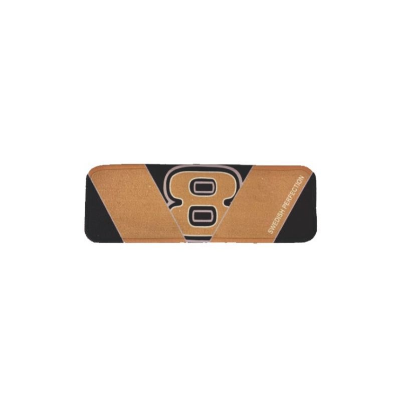 Tapis Tableau de Bord V8 or et noir pour cabine de camion Tapis Tableau de Bord V8 or et noir pour cabine de camion