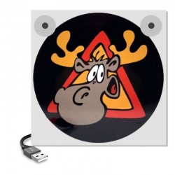 Mini Enseigne de Pare-Brise Moose : ambiance et style pour son camion