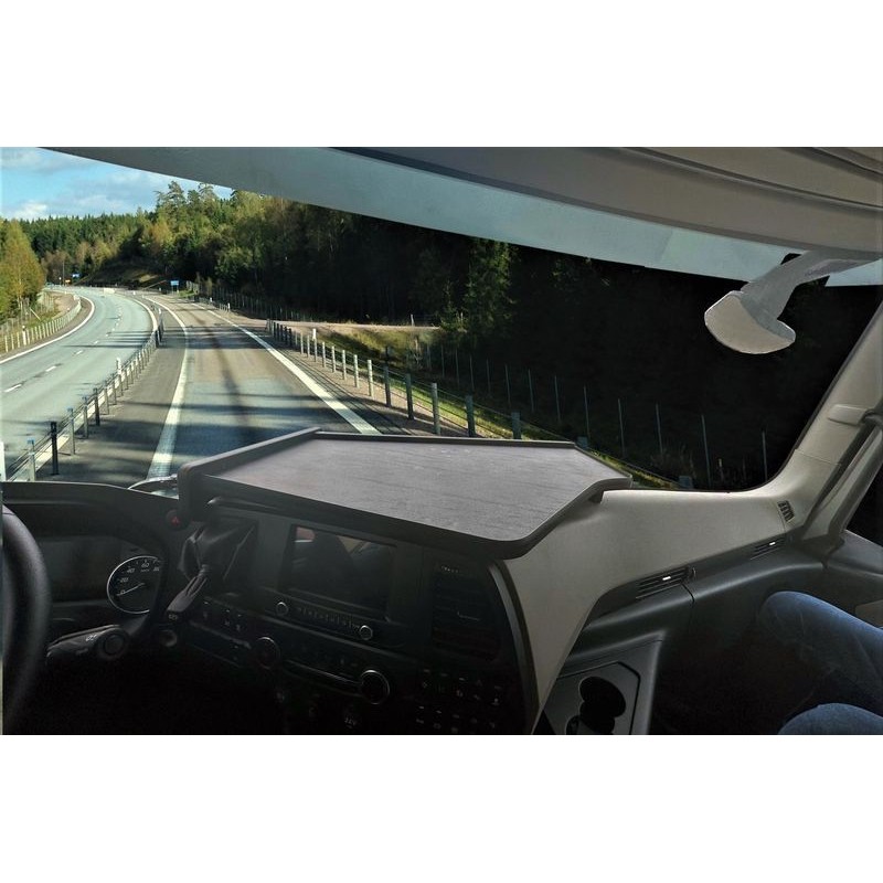 Tablette Centrale Ford F-Max Noire Contour Noir : pratique et design pour son camion Tablette Centrale Ford F-Max Noire Contour Noir : pratique et design pour son camion